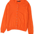 Suéter cardigã feminino Marks & Spencer UK 18 XL laranja