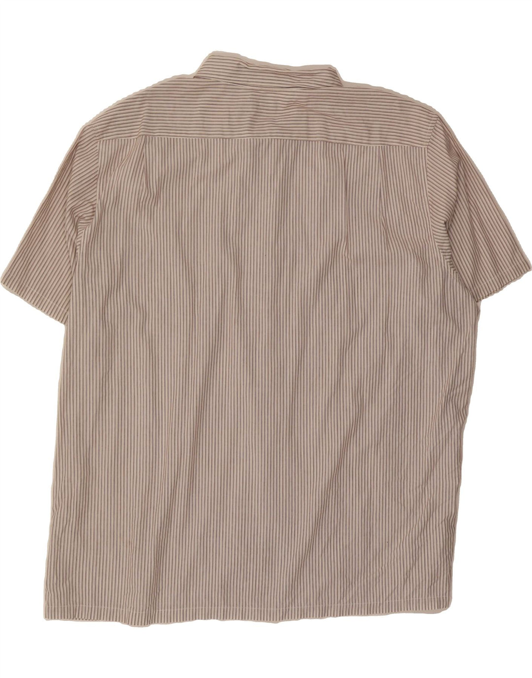 MOSSIMO Mens Short Sleeve Shirt XL Beige Striped Vintage Mossimo and Second-Hand Mossimo from Messina Hembry 