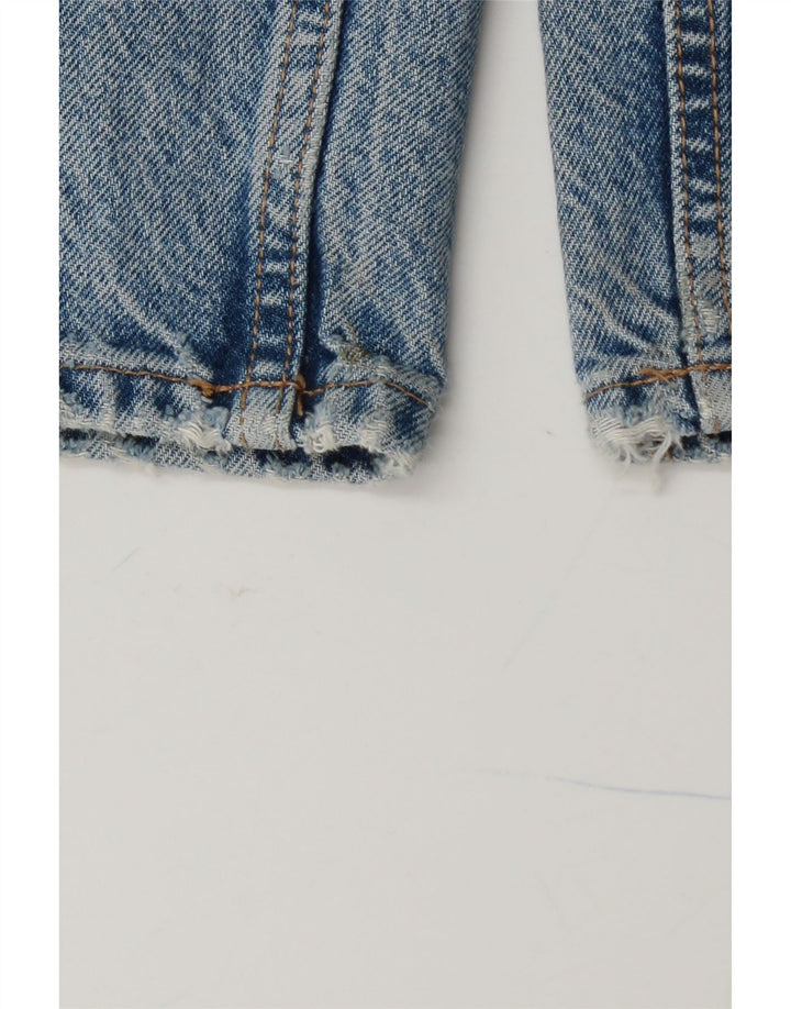 ZARA Jeans Cônicos Femininos EU 34 2XS W24 L26 Azul Algodão
