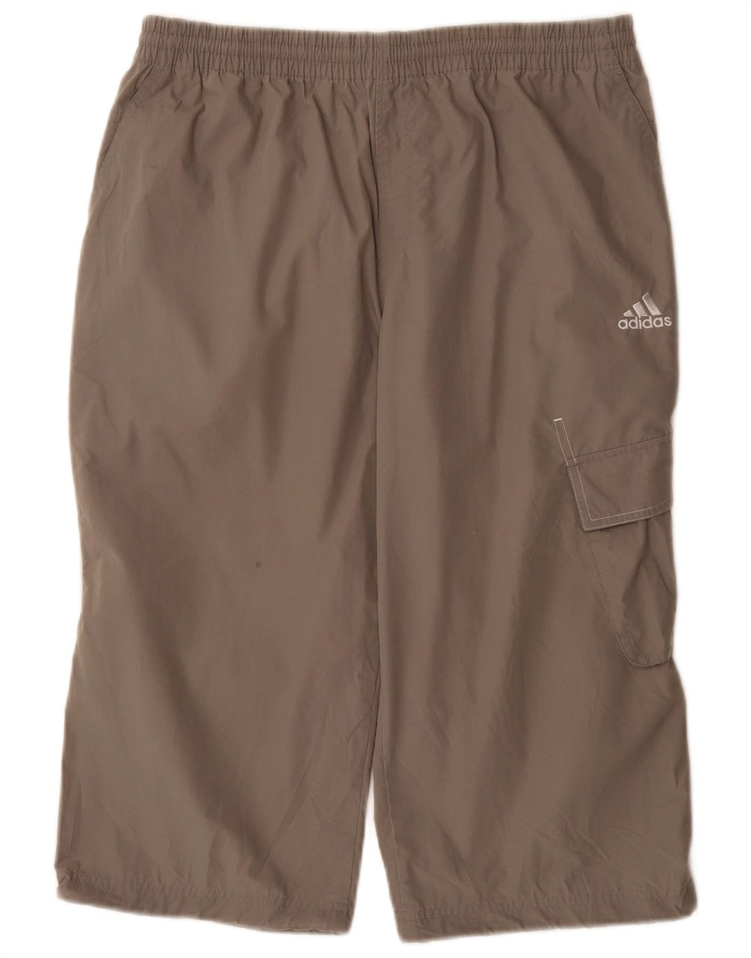 Calça Adidas Masculina Capri Cargo Cinza Médio Poliéster