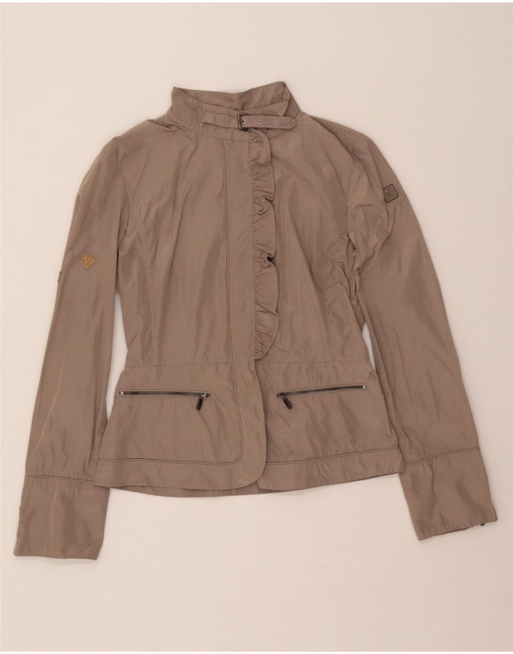 Jaqueta bomber feminina Cerruti 1881 IT 44 poliéster bege médio