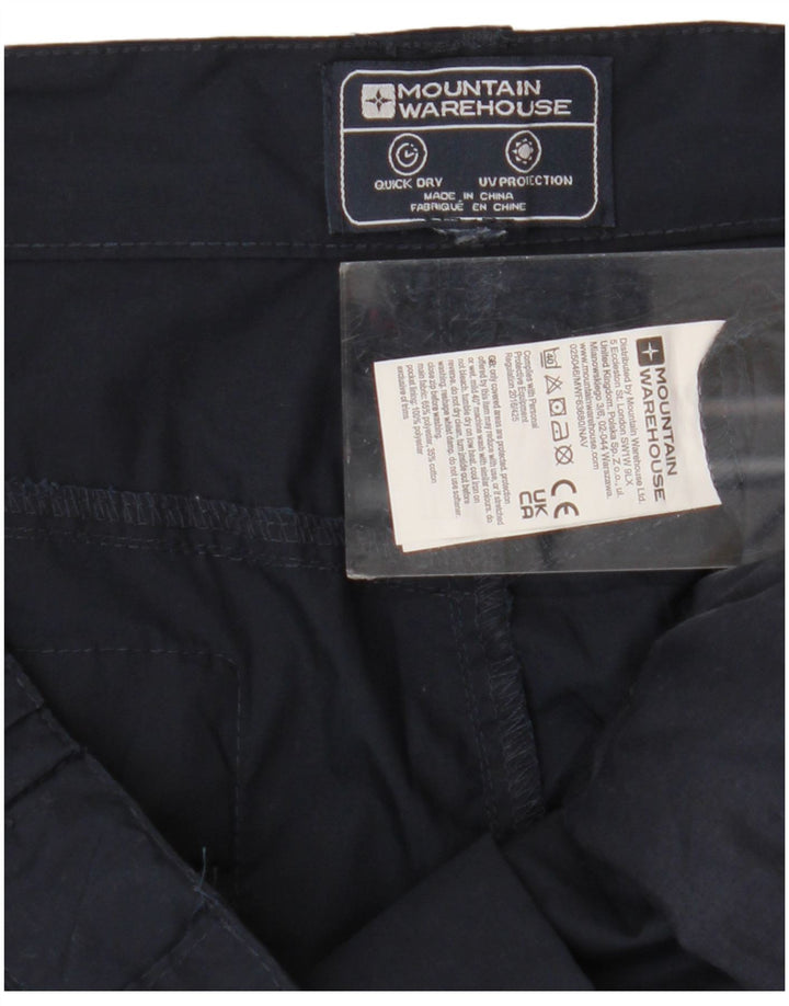Mountain Warehouse Mens Cargo Shorts W36 Grande Poliéster Azul Marinho