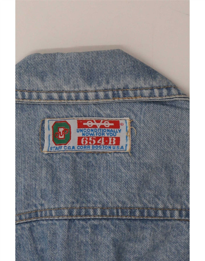 Jaqueta jeans feminina oversized Eve EUA 1 XS Azul