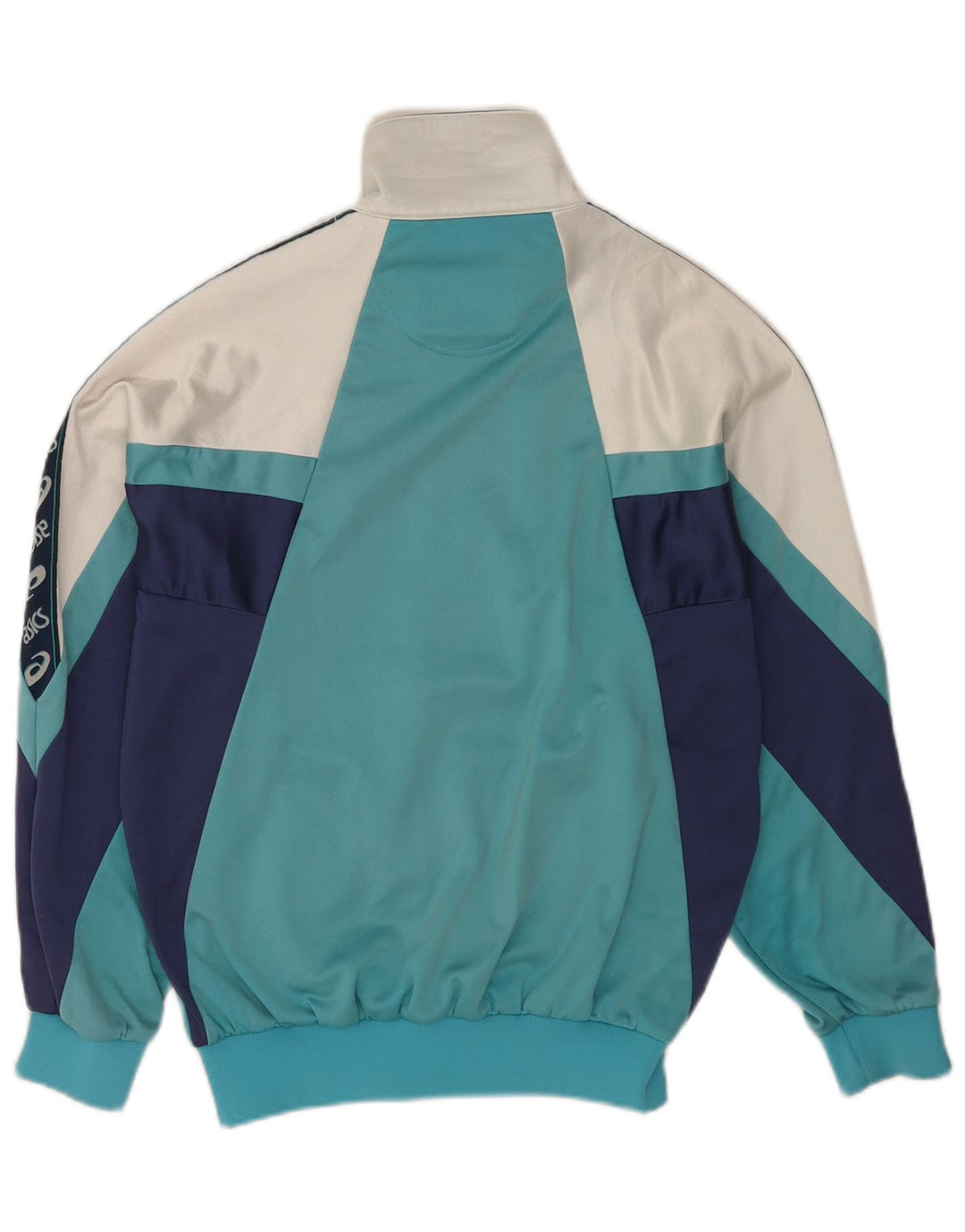 Asics Mens Graphic Tracksuit Top Jacket IT 44 XS Multicolorido Colourblock