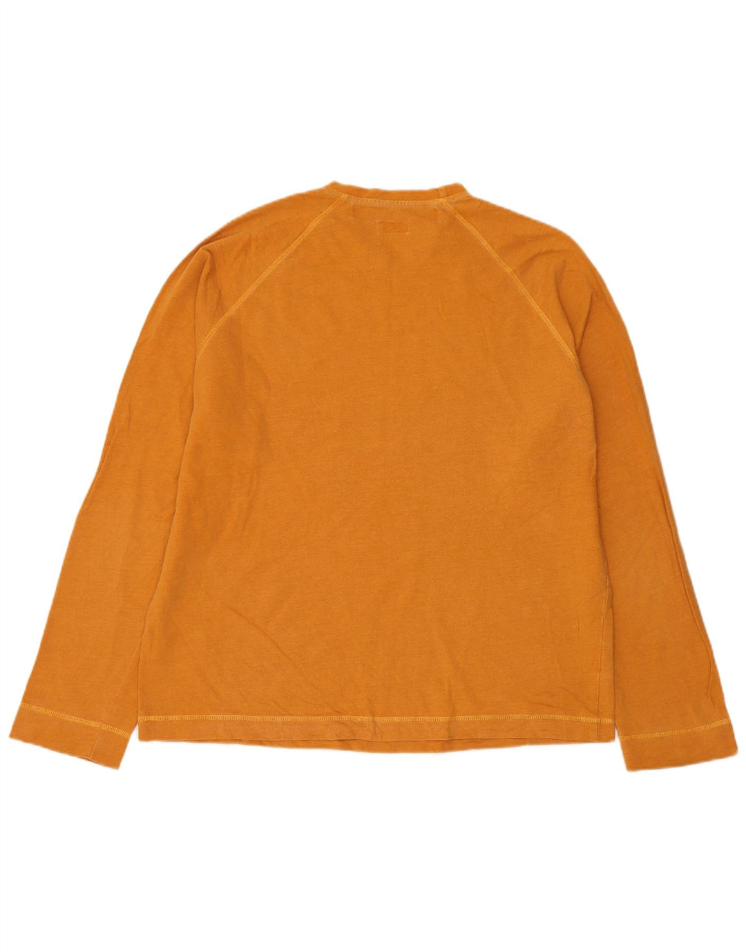 STEFANEL Moletom Masculino Jumper XL Laranja Algodão
