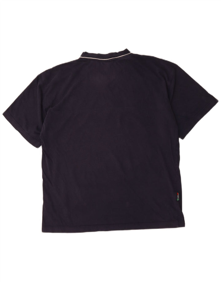 Camiseta masculina Lotto Top grande algodão azul marinho
