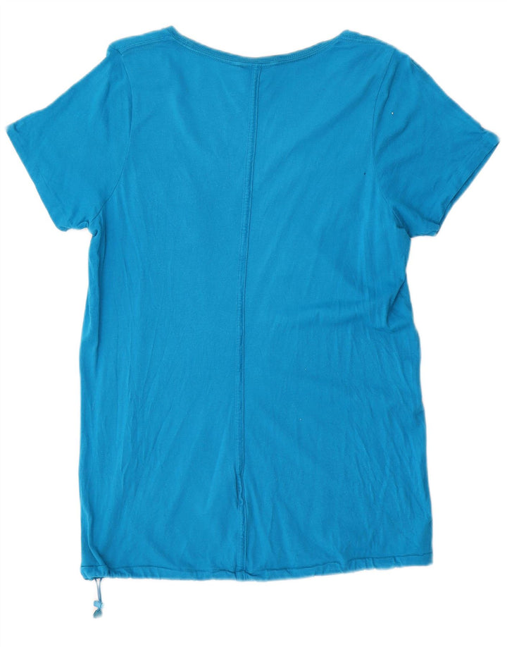 Camiseta feminina Nike UK 14 algodão azul médio
