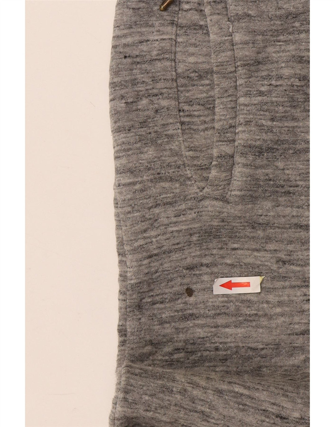 Calça de treino masculina Zara Joggers cinza médio manchado