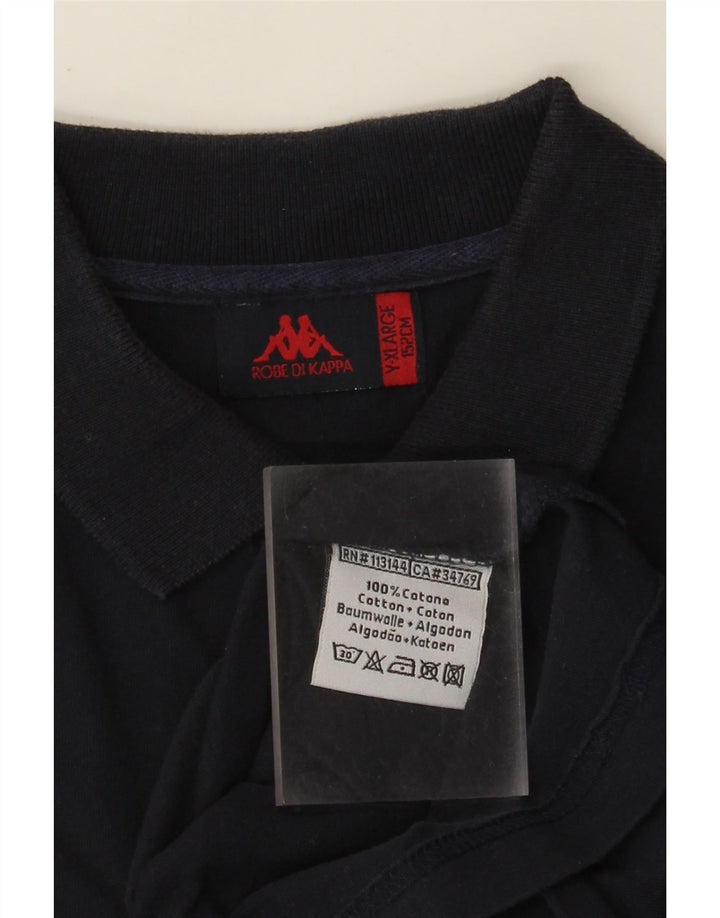 Pólo Kappa Menino 11-12 Anos XL Azul Marinho Algodão