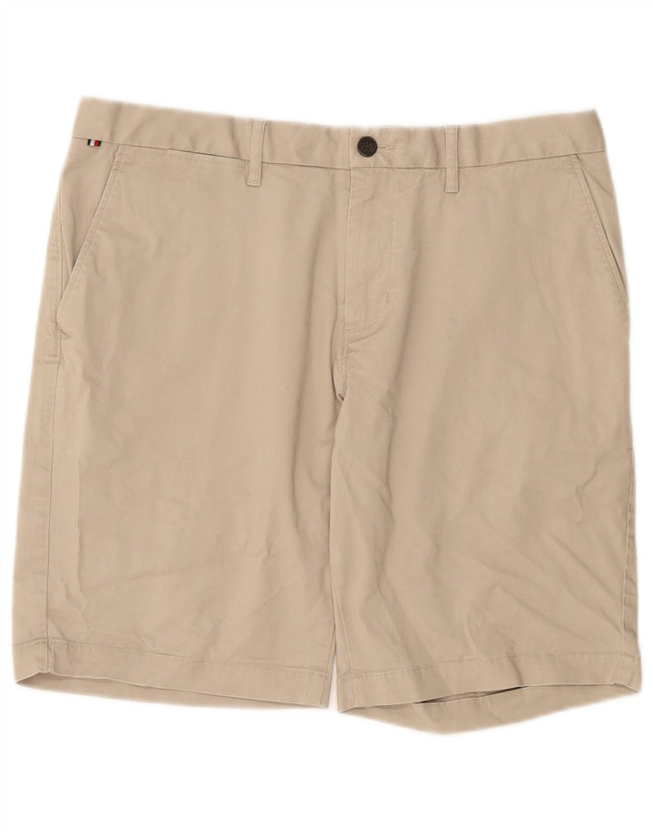 TOMMY HILFIGER Mens Chino Shorts W33 Medium Beige Cotton