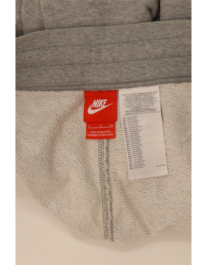 Shorts esportivos gráficos masculinos Nike pequeno algodão cinza