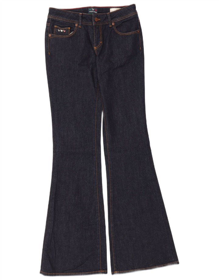 Jeans femininos Jean's West W28 L34 azul marinho algodão