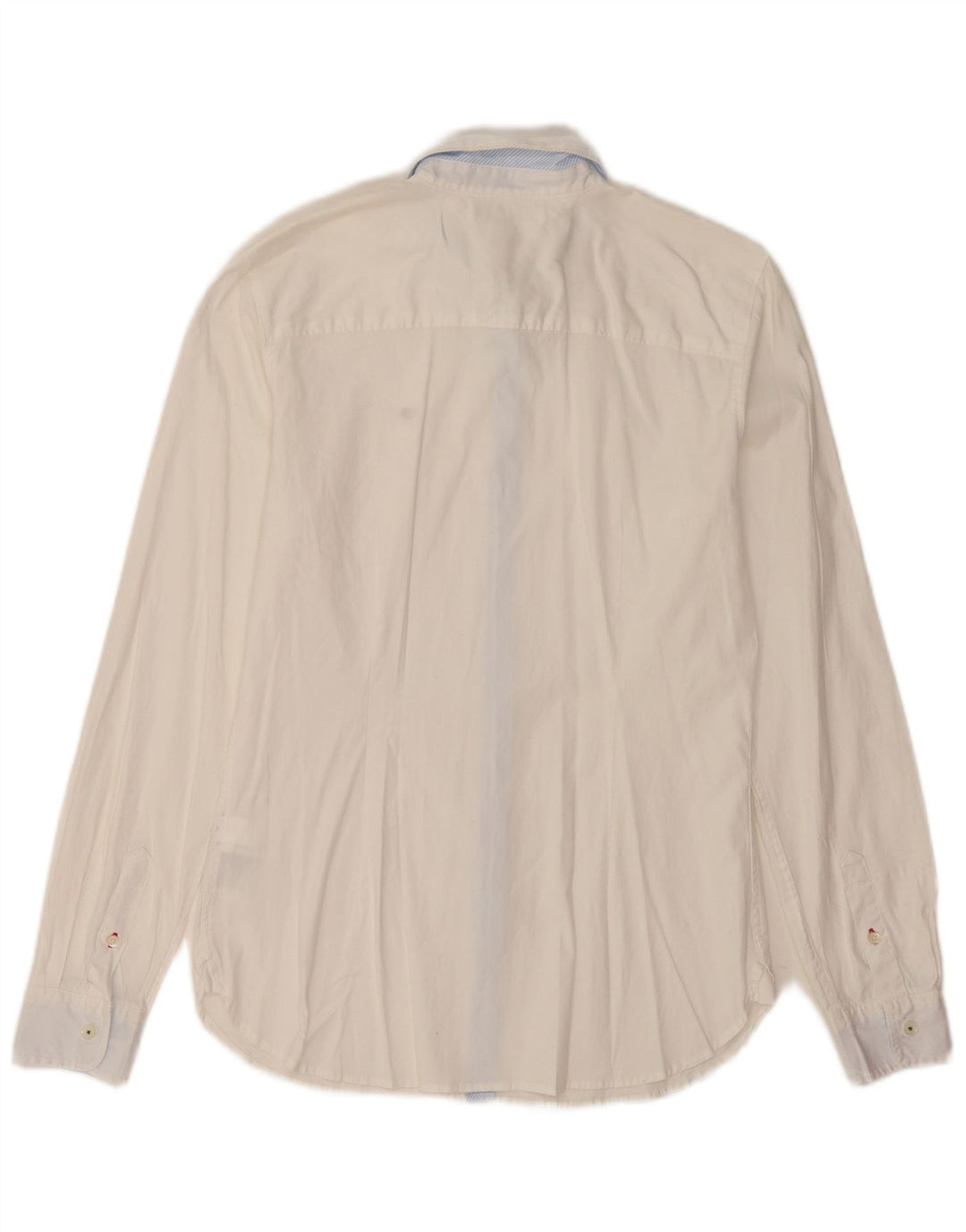 Camisa justa feminina Tommy Hilfiger EUA 8 algodão branco médio