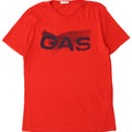 Camiseta gráfica masculina Gas Top XL algodão vermelho