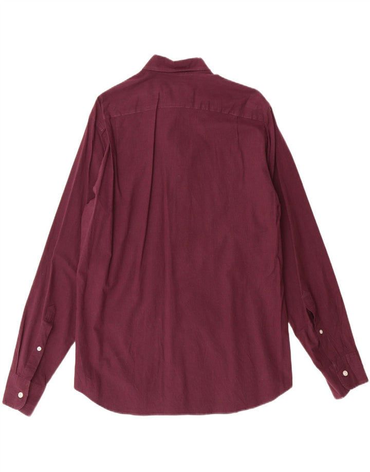 Camisa masculina Mercantile Flex J. CREW de algodão marrom médio
