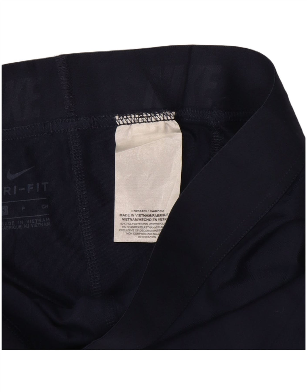 Shorts esportivos masculinos NIKE Dri Fit pequenos poliéster azul marinho
