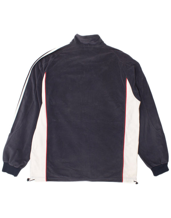 Adidas Mens Tracksuit Top Jacket UK 40/42 Médio Azul Marinho Colorblock