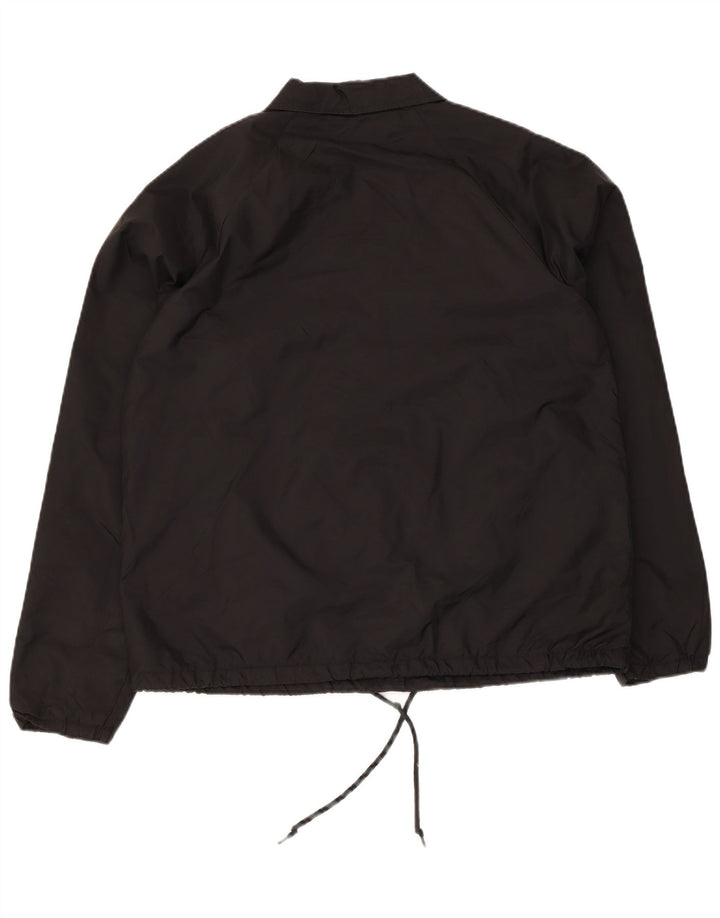 Jaqueta de chuva feminina Vans UK 16 grande preto nylon