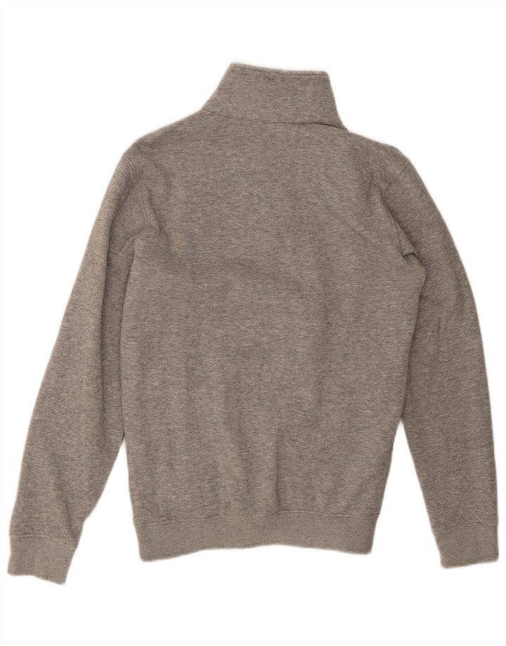 CHAMPION Suéter masculino com zíper e pescoço XS algodão cinza