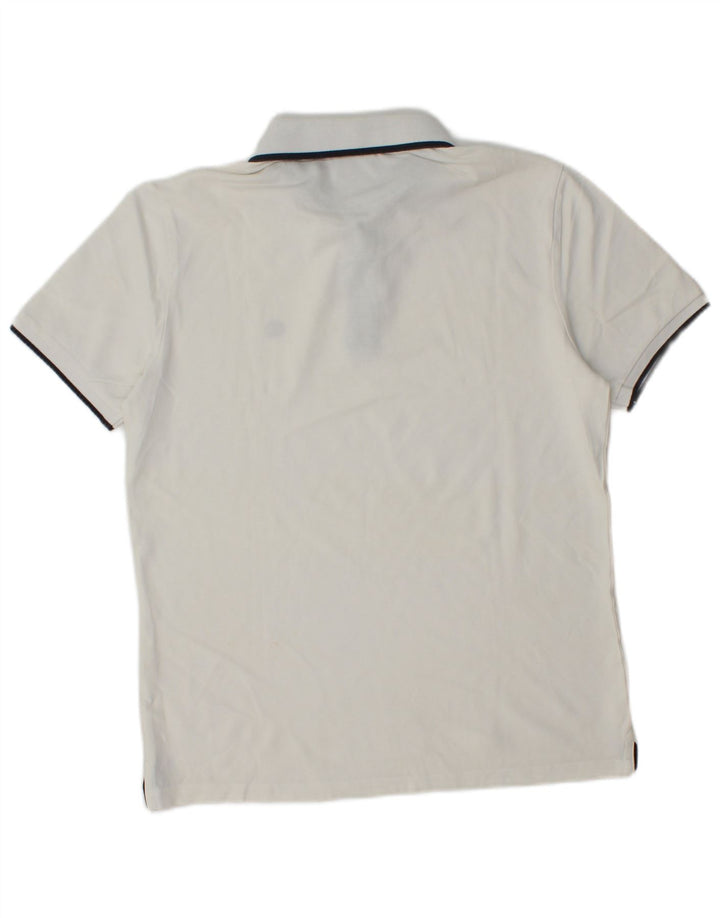 Camisa polo masculina Champion pequena branca