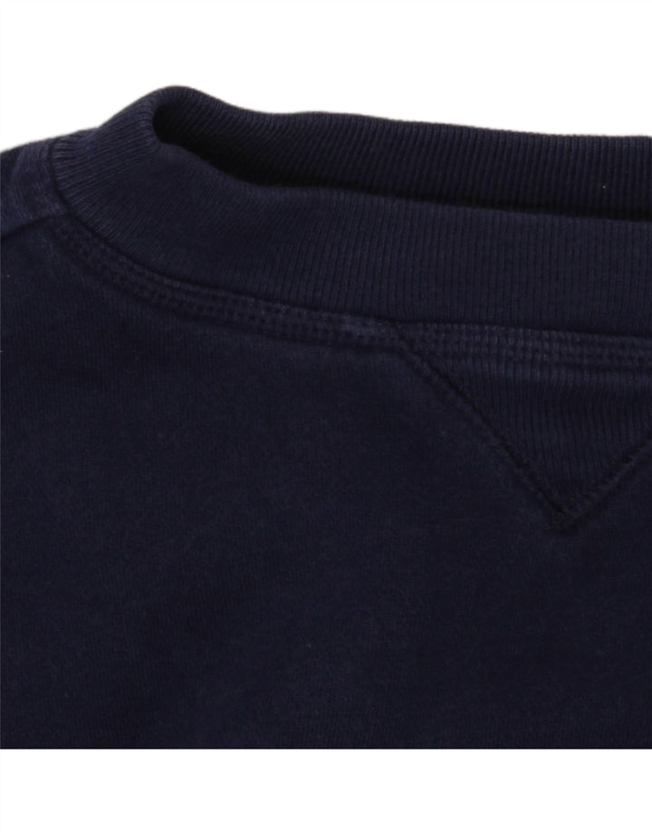 Suéter gráfico Helly Hansen Boys 15-16 anos azul marinho algodão