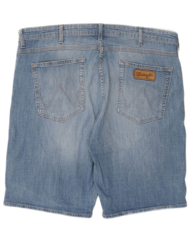 Shorts jeans masculino de ajuste regular WRANGLER W38 XL azul algodão