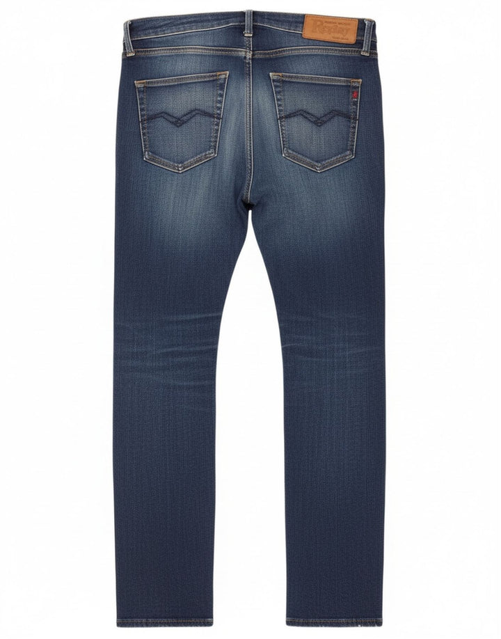 Replay Jeans Slim Feminino W32 L27 Azul