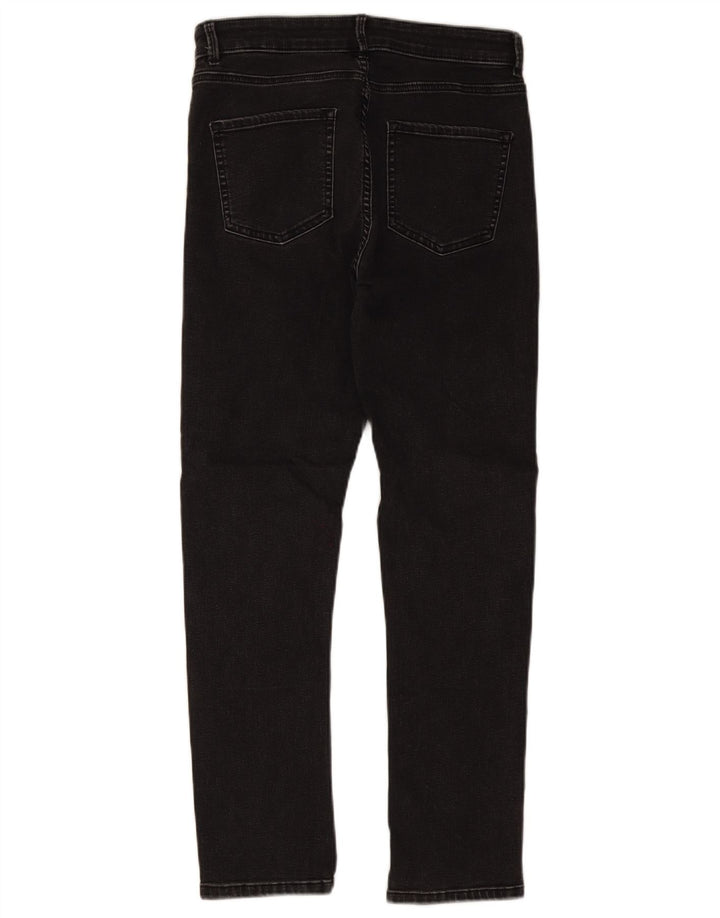 Marks & Spencer Jeans Slim Feminino Reino Unido 12 Médio W30 L27 Algodão Cinza