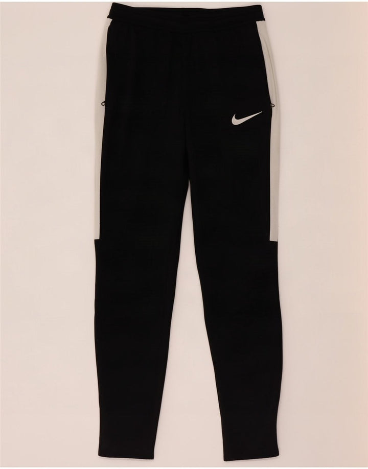 Calça de treino masculina Nike médio preto colorblock poliéster