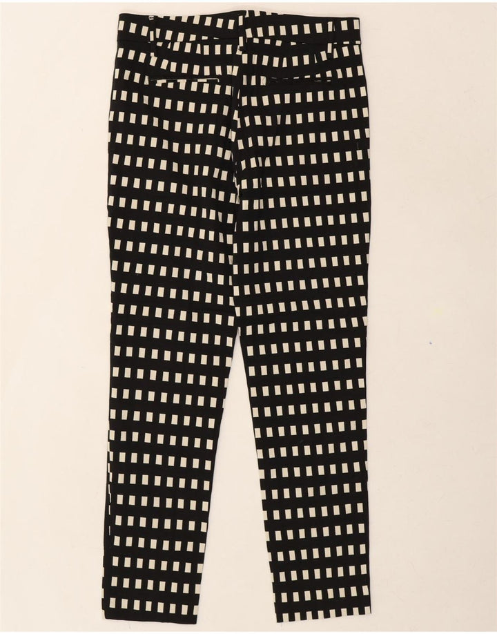 DONDUP Womens Slim Casual Trousers W30 L26 Black Geometric Vintage Dondup and Second-Hand Dondup from Messina Hembry 