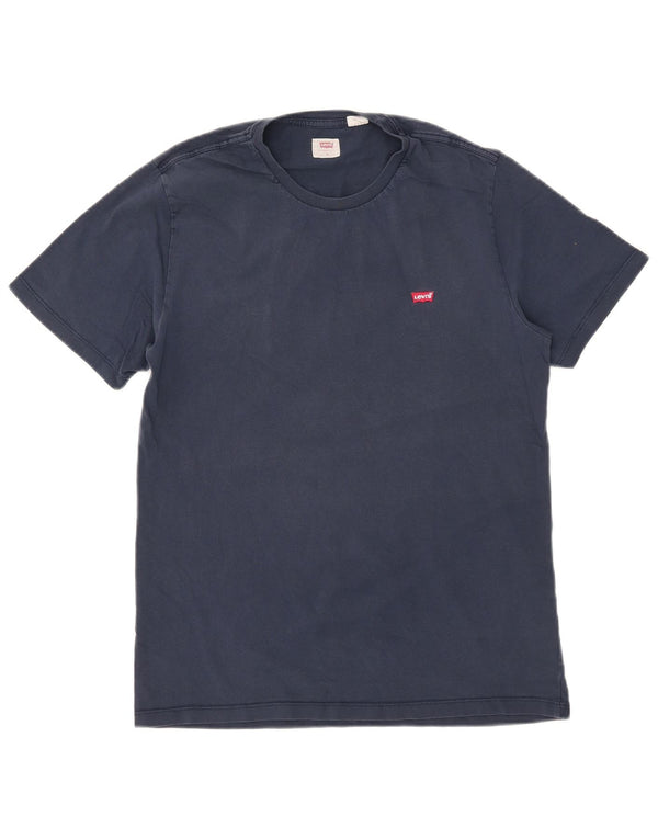Camiseta masculina Levi's Top médio algodão azul marinho