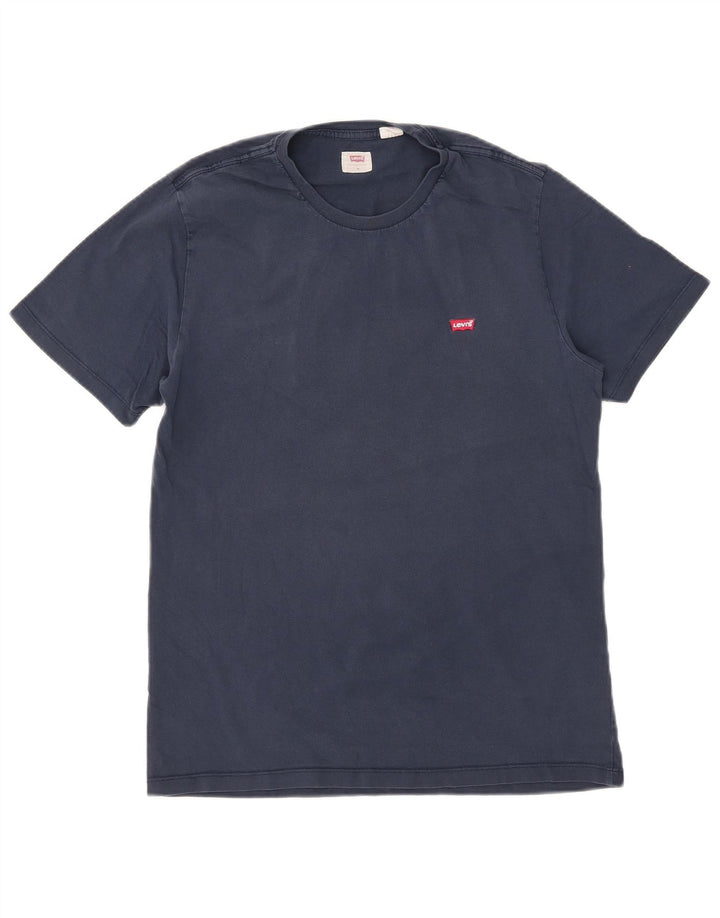 Camiseta masculina Levi's Top médio algodão azul marinho