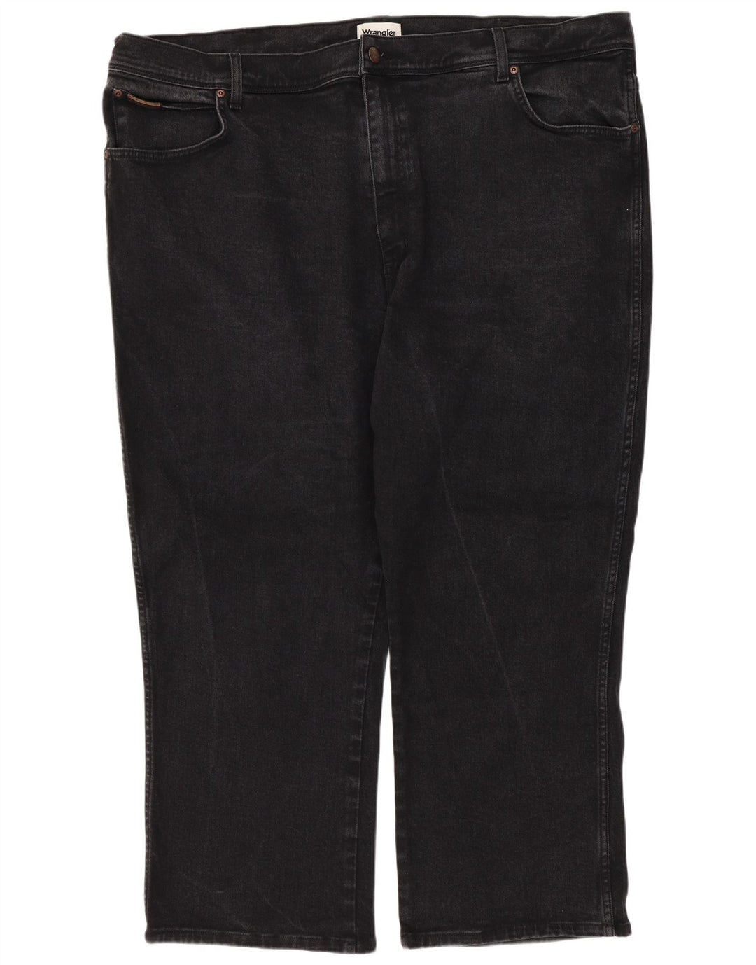 Wrangler Masculino Texas Straight Jeans W46 L27 Algodão Preto