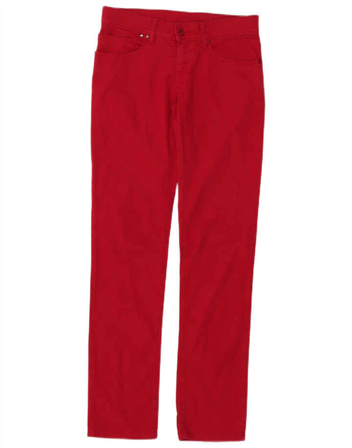 ARMANI Jeans Slim Feminino W29 L30 Algodão Vermelho