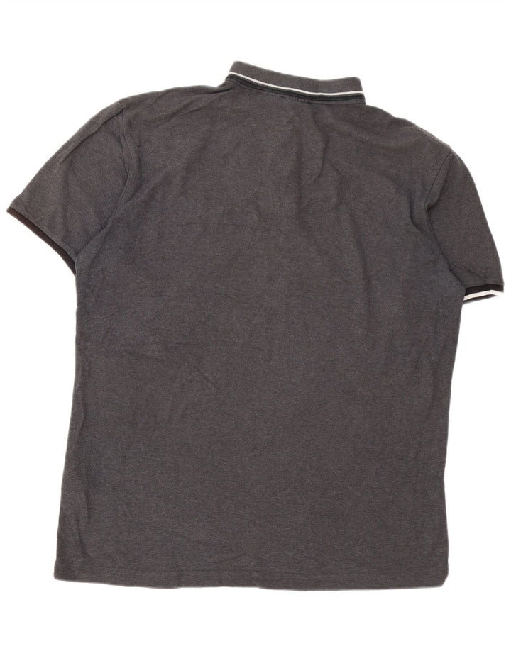 Camisa polo masculina FILA XL cinza algodão