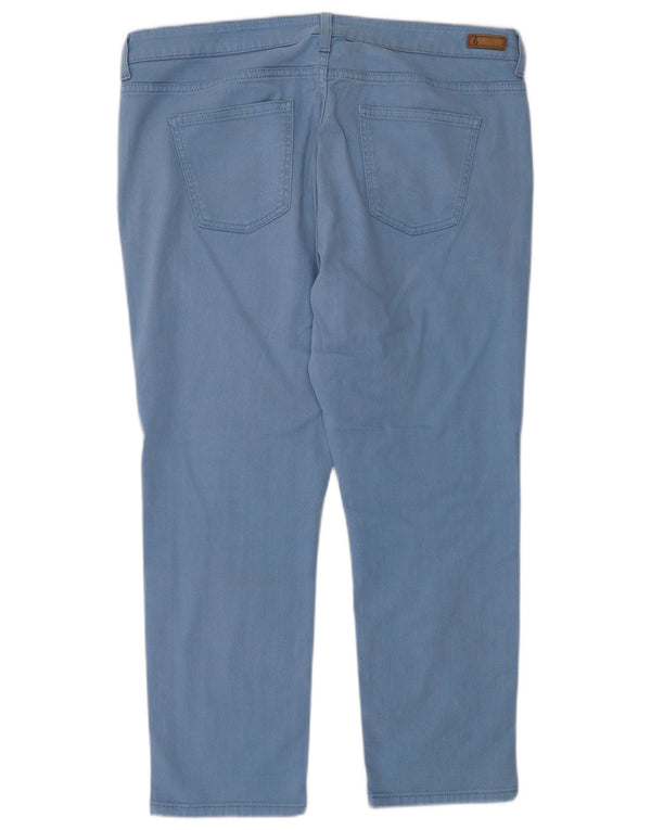 Boden Womens Crop Slim Jeans Reino Unido 16 Grande W36 L25 Azul Algodão