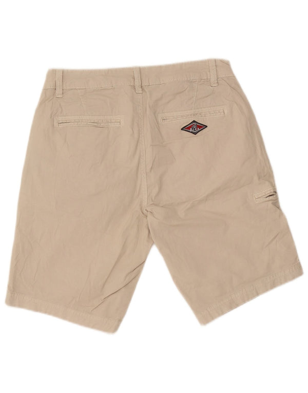 Bear Mens Cargo Shorts IT 44 XS W30 Algodão Bege