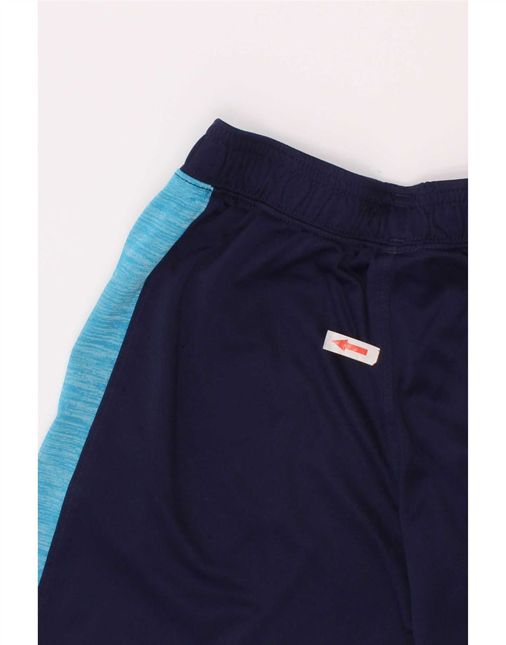 Shorts esportivos masculinos Under Armour 5-6 anos azul marinho poliéster colorblock