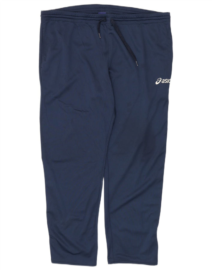 Calça de treino masculina ASICS 2XL azul marinho