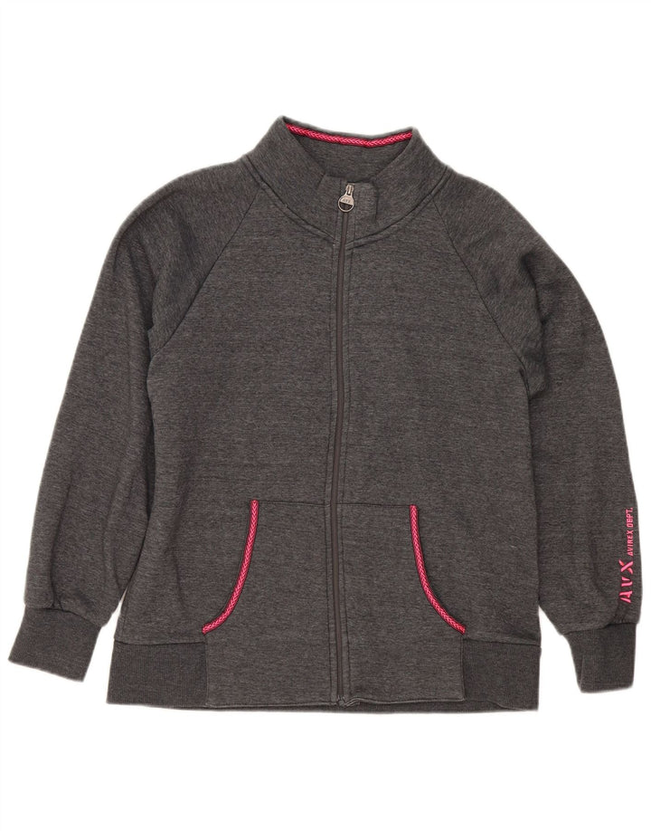 Jaqueta feminina de treino Avirex UK 20 2XL algodão cinza