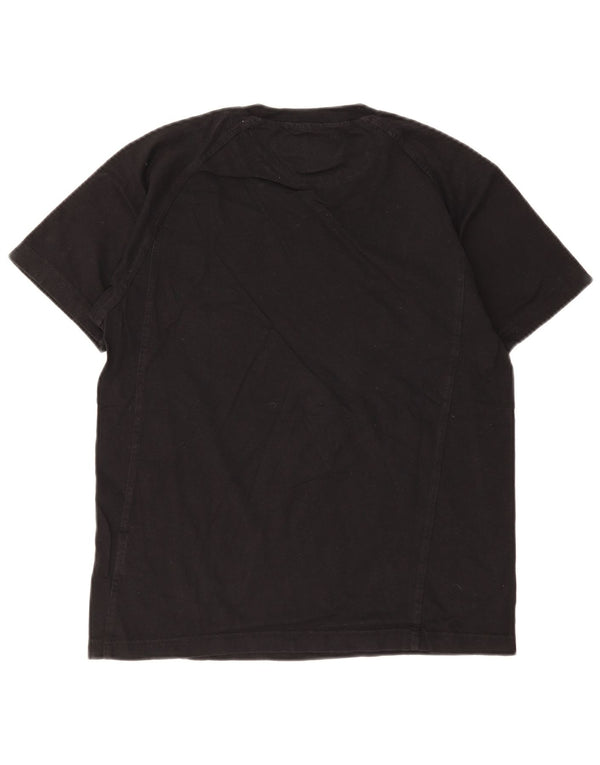 Camiseta masculina Champion pequena de algodão preto