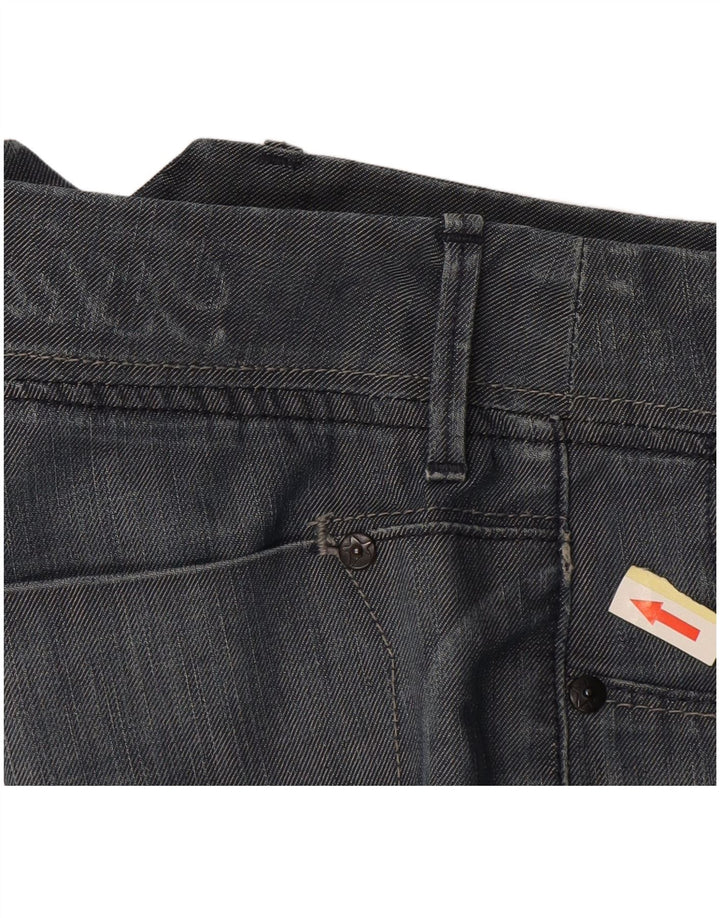 Calças cortadas femininas Levi's W30 L24 algodão azul
