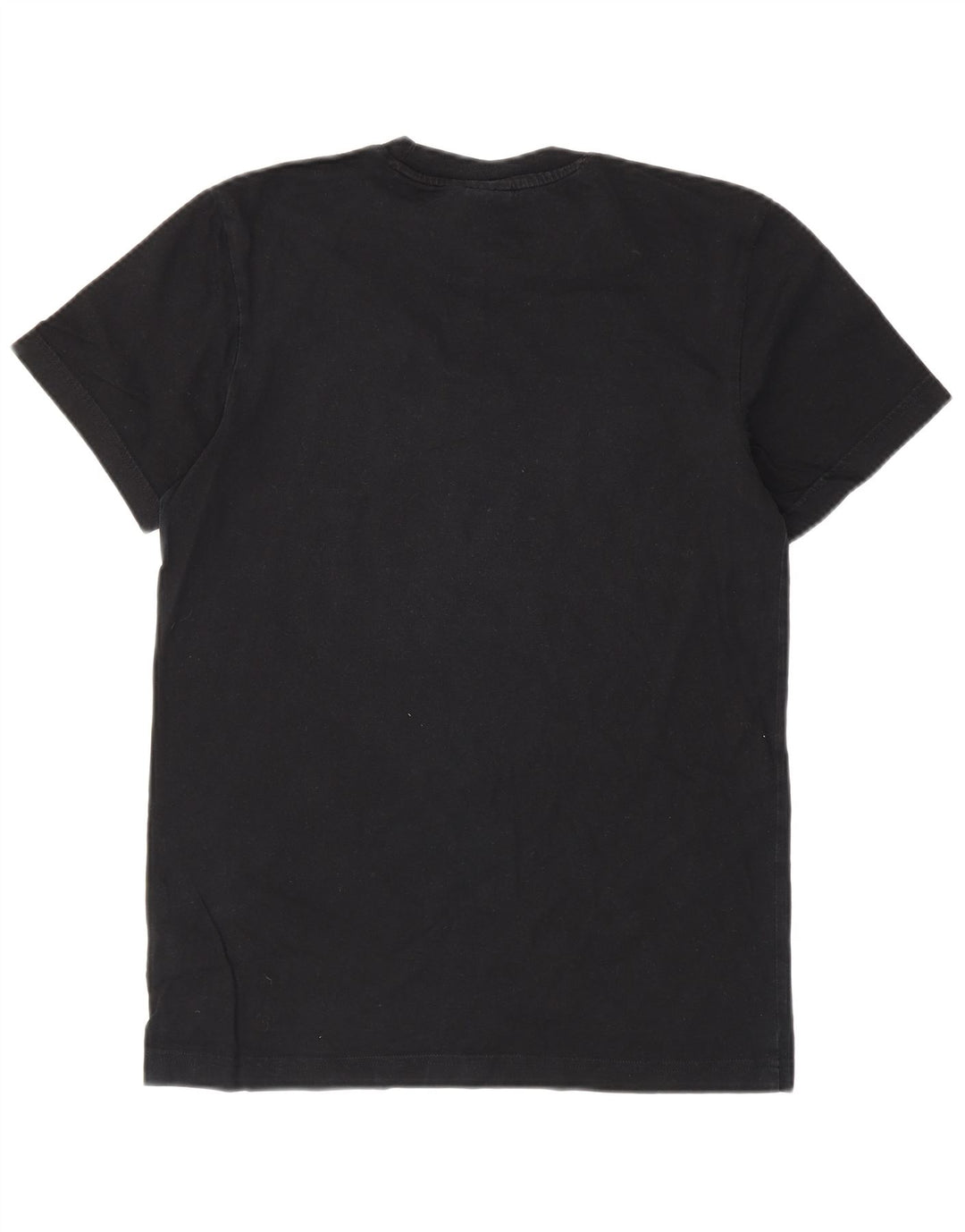 ADIDAS Mens Graphic T-Shirt Top Pequeno Algodão Preto