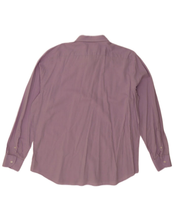 Camisa masculina Roccobarocco tamanho 45 18 2XL roxo