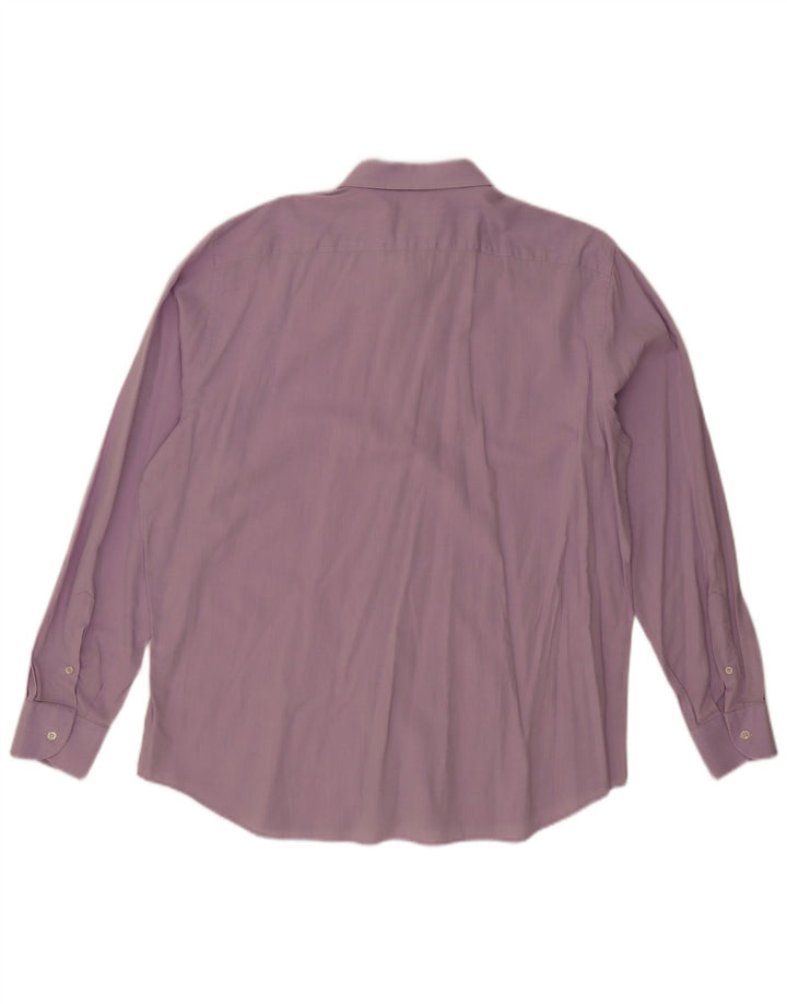 Camisa masculina Roccobarocco tamanho 45 18 2XL roxo
