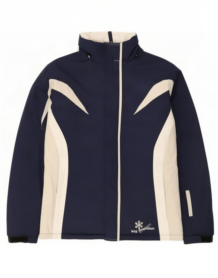 Jaqueta de esqui feminina MC Kee's IT 44 médio azul marinho colorblock