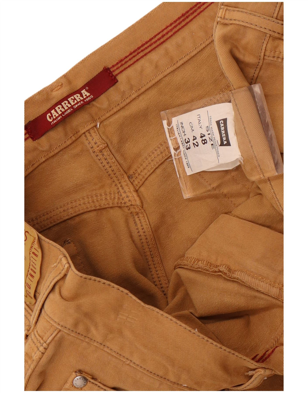 Carrera Masculino 700 Straight Jeans W33 L30 Marrom Algodão