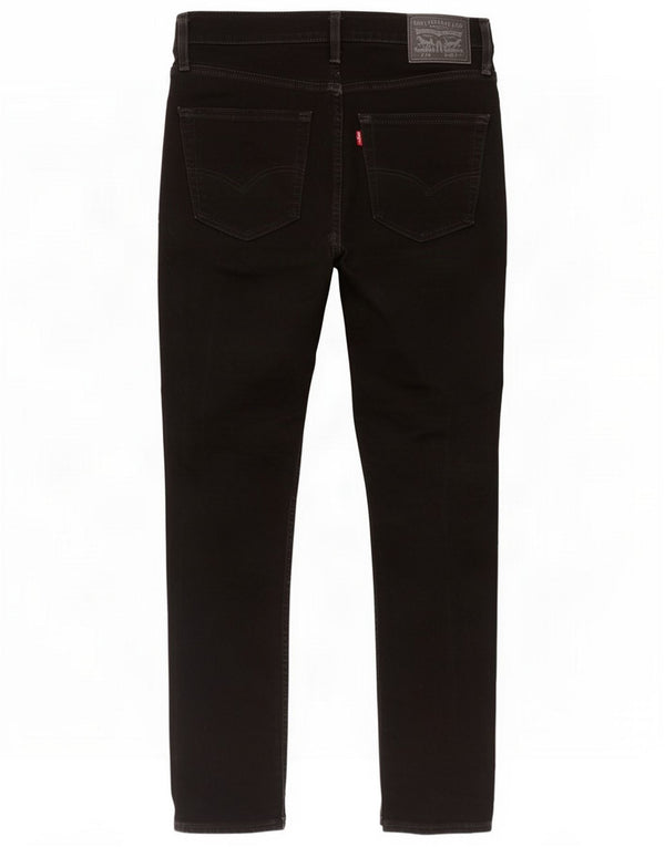 Levi's Mens Slim Tapered Jeans W30 L32 Algodão Preto