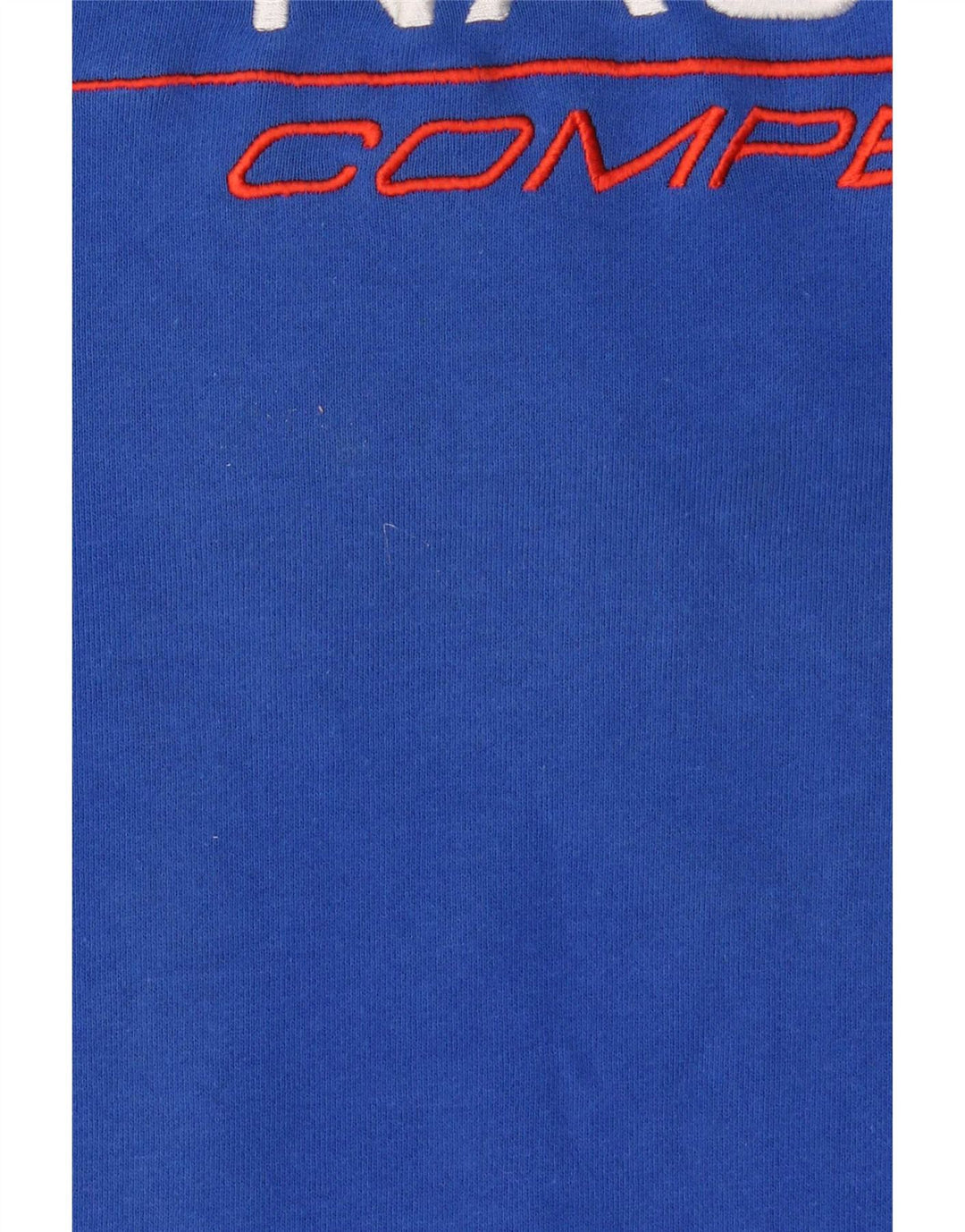 Suéter gráfico masculino Nautica grande algodão azul