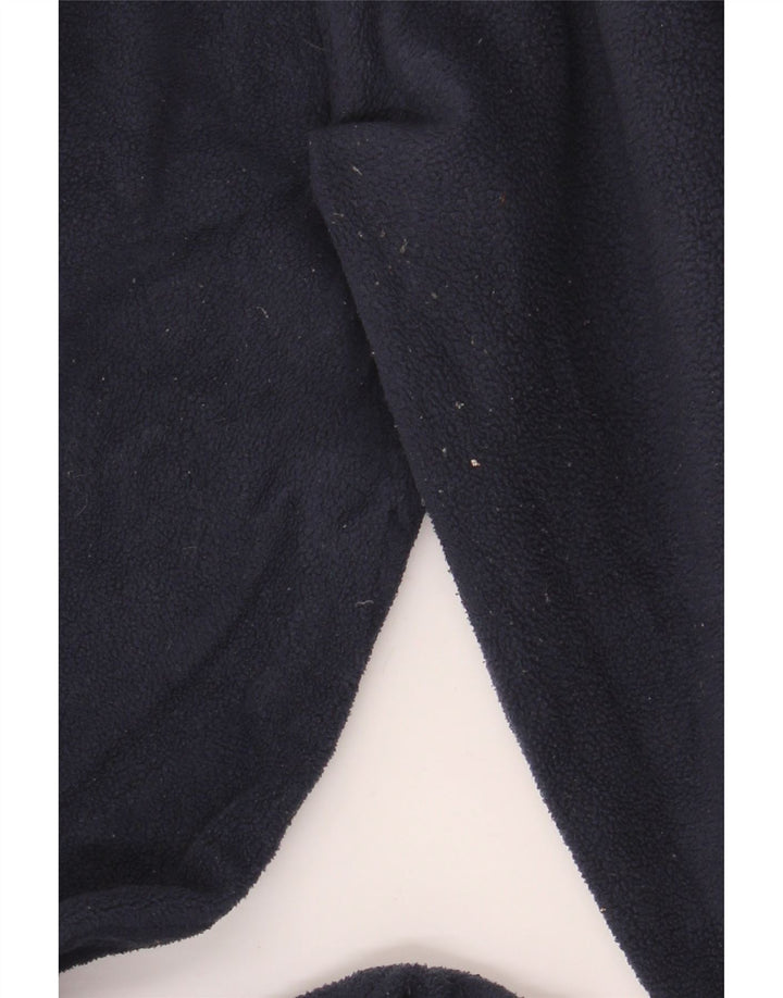 Mountain Warehouse Mens Zip Neck Fleece Jumper Grande Poliéster Azul Marinho